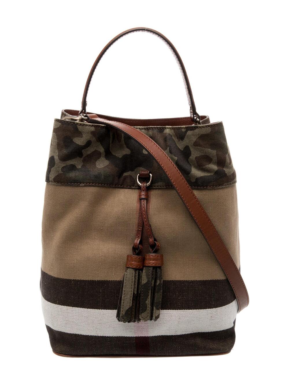 Burberry Exploded Check Bucket Bag #341208B45B